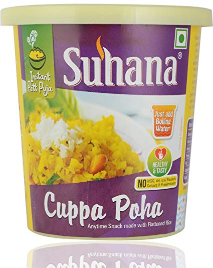 Suhana Cuppa Poha 80g (Ready To Eat, Just Add Hot Water)