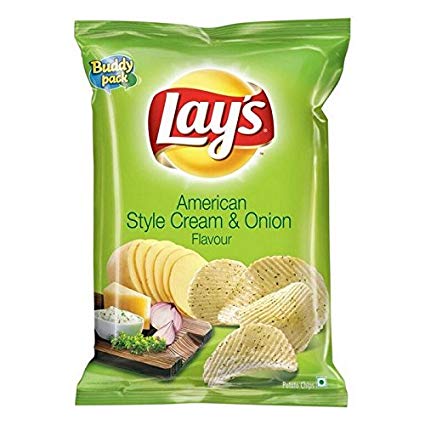 Lays American Style Cream & Onion Flavour
