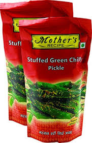 Mother Stuffed Green Chilly Pickle 200 g