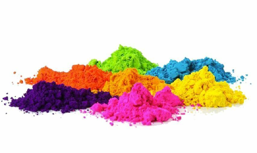 Rangoli Color For Holi ( 8 Multicolor 100 g Each)