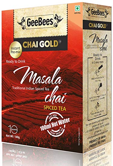 Gee Bees Chai Gold Masala Tea 140 g (Masala Chai)