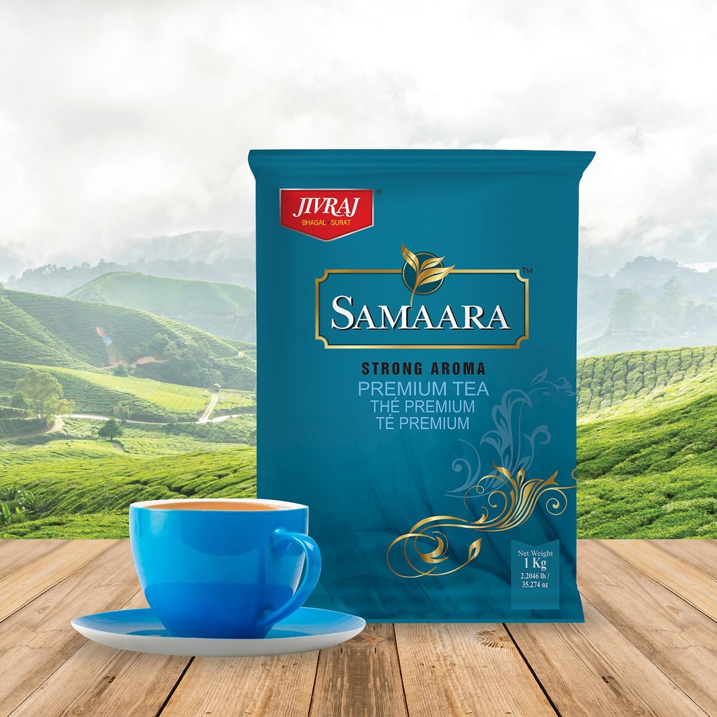 Jivraj Samaara Strong Aroma Premium Leaf Tea 1 kg (Tea Powder)