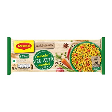 Maggi Nutri Licious Masala Veg Atta Noodles 290 g