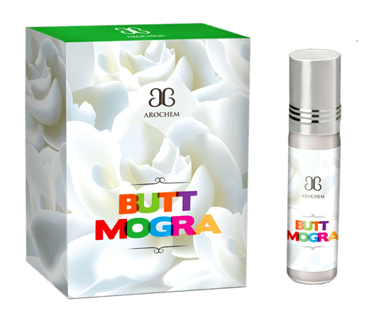 Arochem Butt Mogra Concentrated Apparel Pure Pefume 6 ml Roll On (Attar)