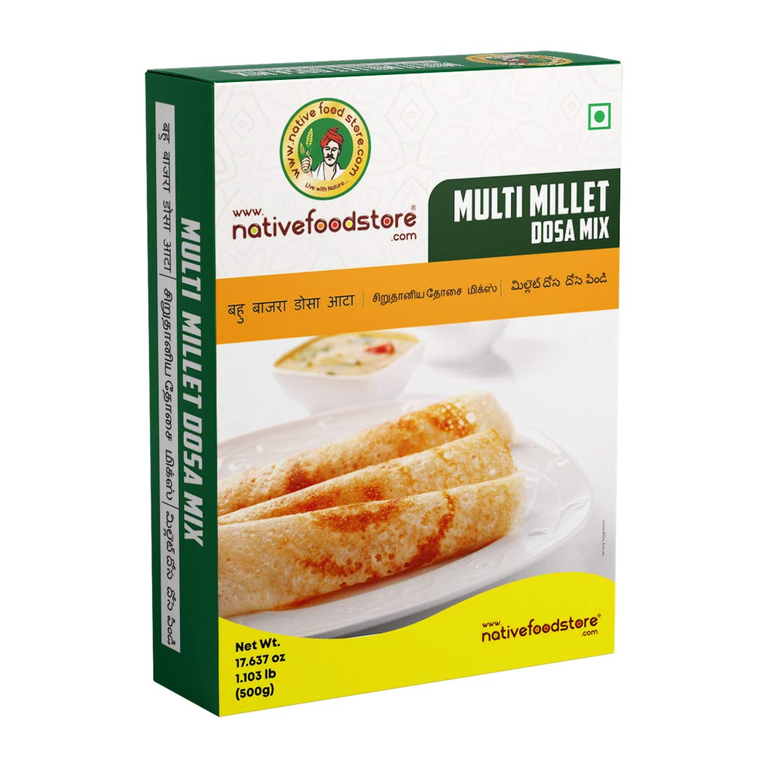 Native Food Store Multi Millet Dosa Mix 500 g