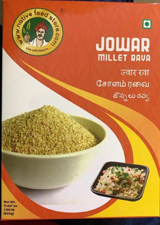 Native Food Store Jowar Millet Rava 500 g (Great)