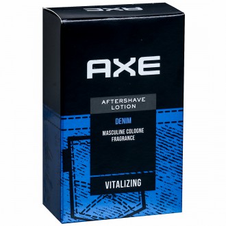 Axe Aftershave Lotion Denim Masculine Cologne Fragrance 50 ml