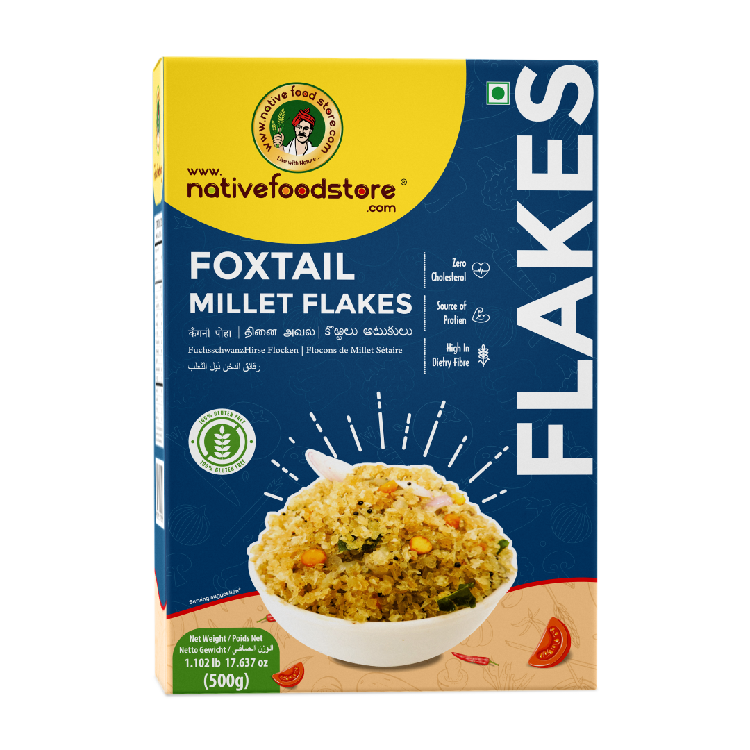 Native Food Store Foxtail Millet Flakes 500 g