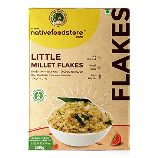 Native Food Store Little Millet Flakes 500 g