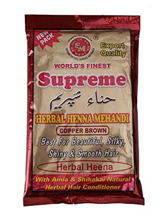 Supreme Herbal Henna Mehandi Copper Brown 150 g