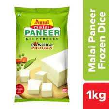 Frozen Amul Paneer Cube 1 kg