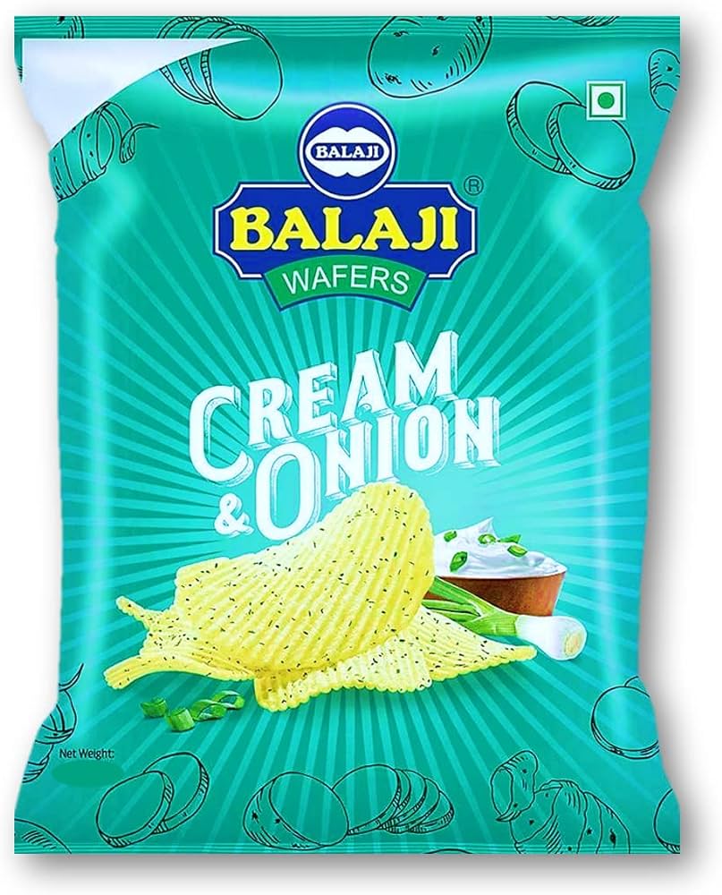 Balaji Potato Wafers – Cream & Onion 35 g