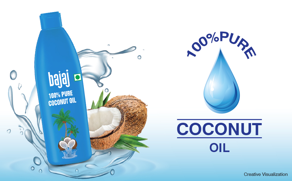 Bajaj 100% Pure Coconut Oil 175 ml