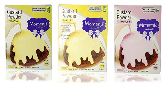 Moments Custard Powder Vanilla Flavour 100 g