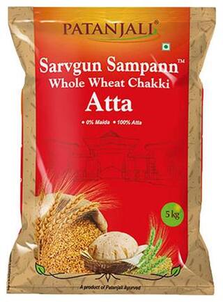 Atta Patanjali 5 kg (Whole Wheat Flour)