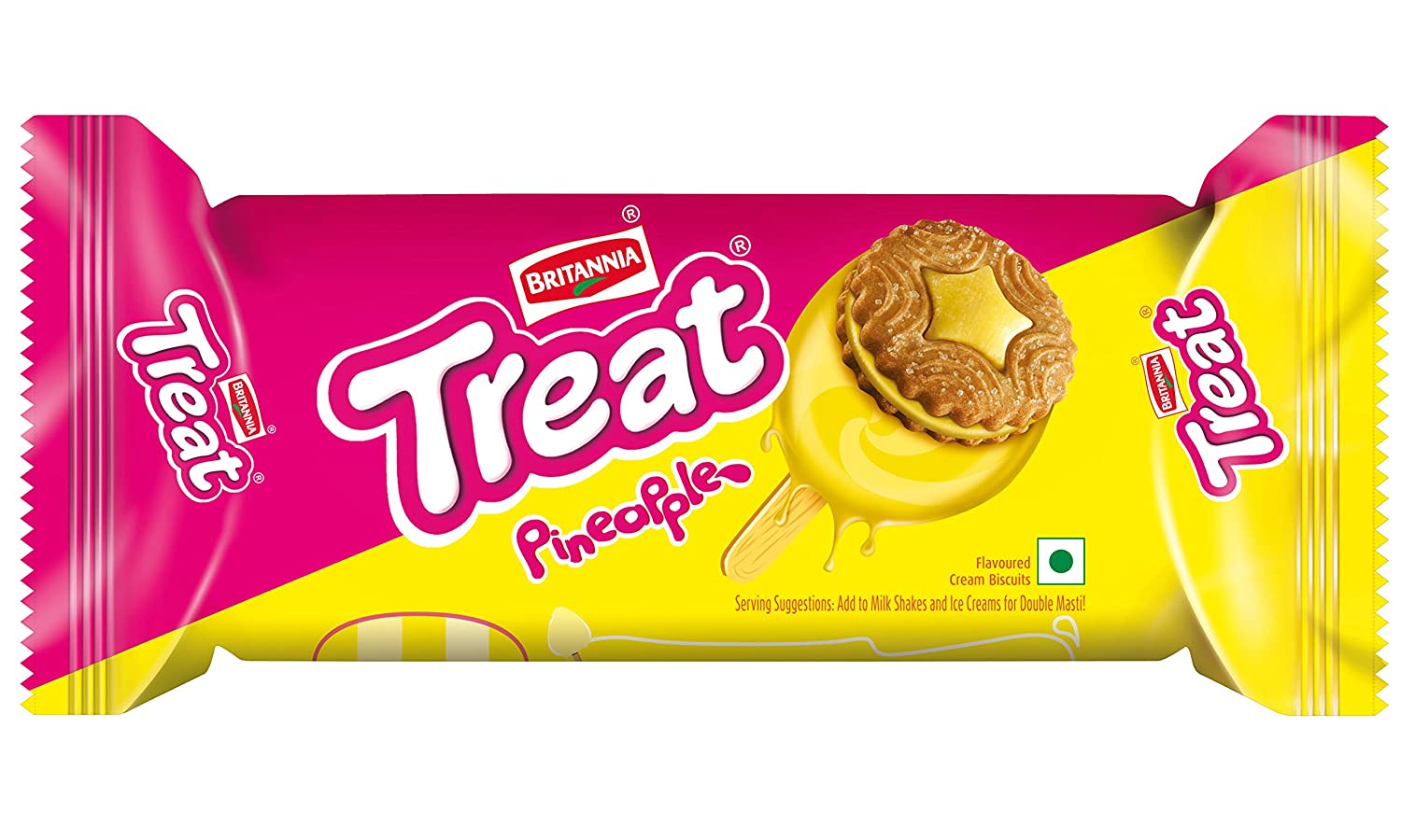 Biscuit Britannia Treat Pineapple 60 g