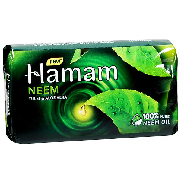 Hamam Neem Tulsi & Aloe Vera Soap 100 g (100% Pure Neem Oil)