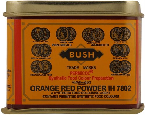 Food Colour Bush Orange Red Powder 100 g