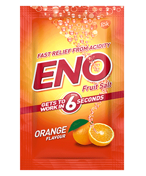 Eno Orange Flavour 5 g Sachets (Fruit Salt)