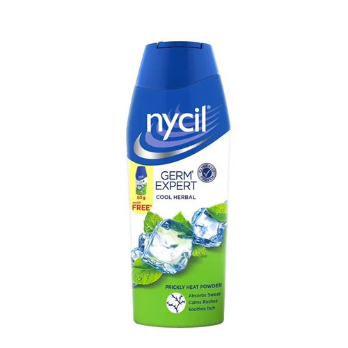 Nycil Germ Expert Cool Herbal 150 g (Prickly Heat Powder)