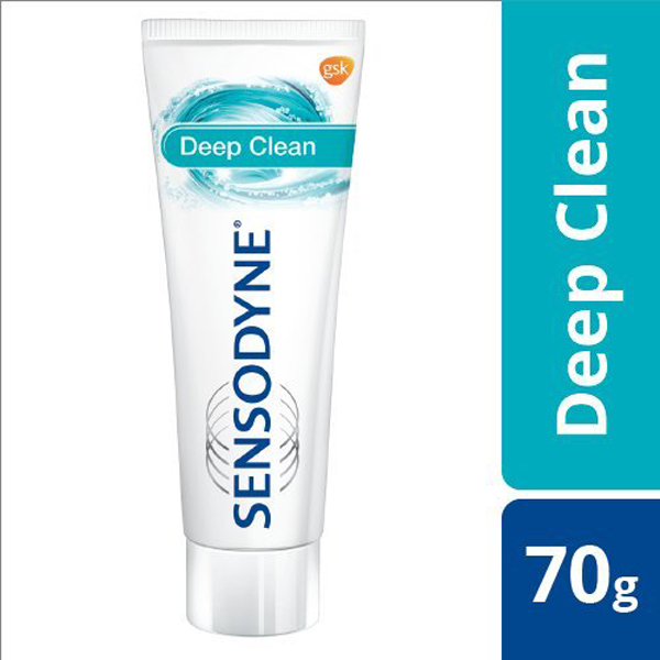 Sensodyne Deep Clean Toothpaste 70 g (Triple Cleaning Action)