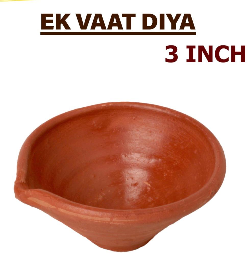 Diwali Ek Vaat Akhand Diya 3 inch 1 Pieces