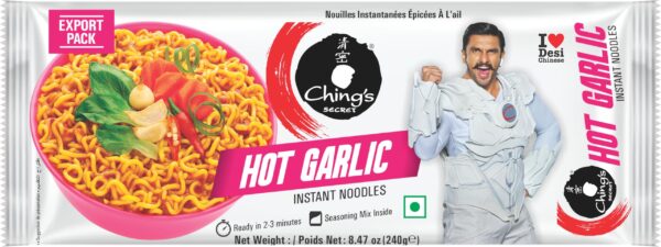 Chings Hot Garlic Noodles 240 g