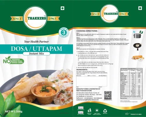 Thakkers Dosa/Uttapam 200 g (Instant mix)