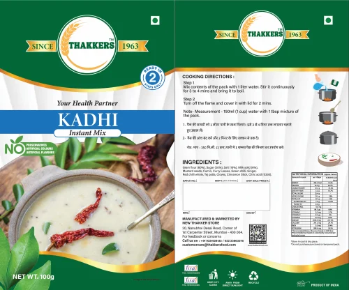 Thakkers Kadhi 100 g (Instant mix)